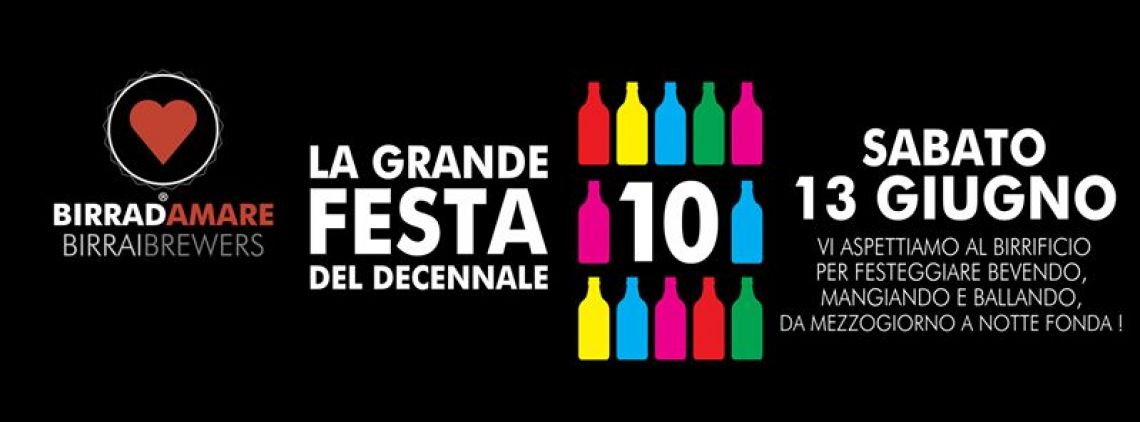 Decennale del Birrificio Birradamare