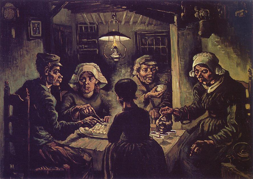 I mangiatori di patate  (Vincent Van Gogh)