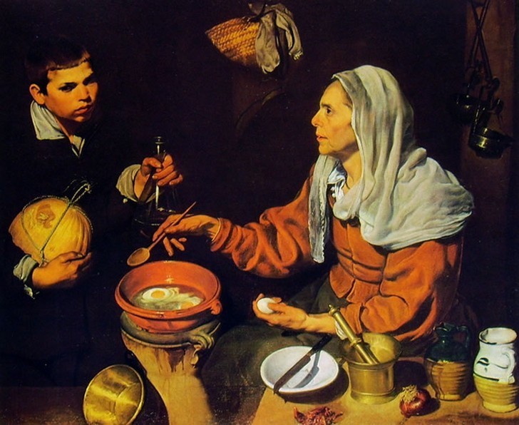 La vecchia friggitrice di uova  (Diego Velázquez)