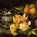 Natura morta con arance e limoni.  (Jean Capeinick)