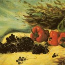 Natura morta con uva e peperoni (Giorgio De Chirico)