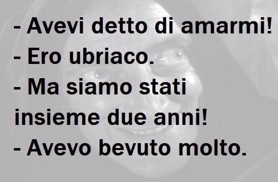 Il solito problema di quando si beve molto!