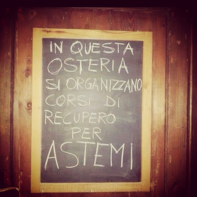 Qualcuno sa dove si trova questa osteria?