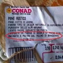 Geni al banco del pane della Conad in azione...
