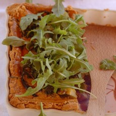 Torta di rucola e porri