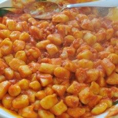 Gnocchi di patate al sugo