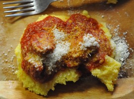 Polenta con sugo di maiale