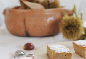 Torta di mele, ricotta e castagne