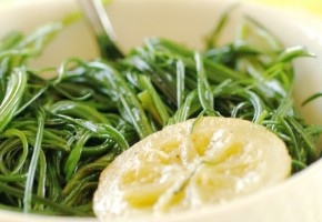 Agretti con limone confit