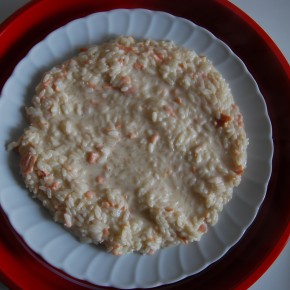 Risotto al salmone