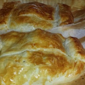 Strudel pollo radicchio curry
