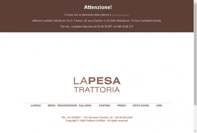 Trattoria LaPesa