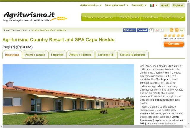 Country Resort and SPA Capo Nieddu