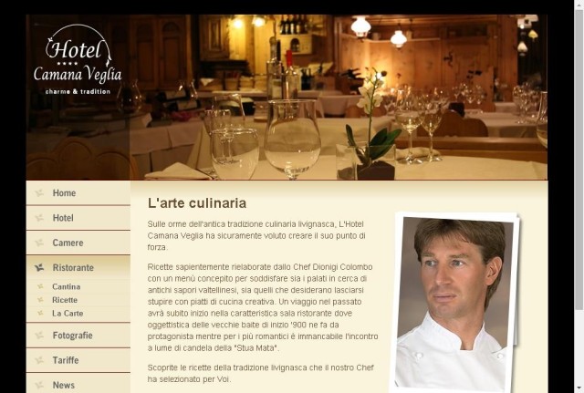 Ristorante dell'Hotel Camana Veglia