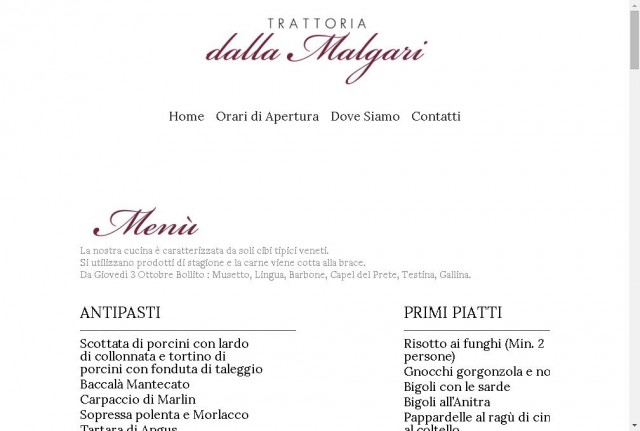 Trattoria Dalla Malgari