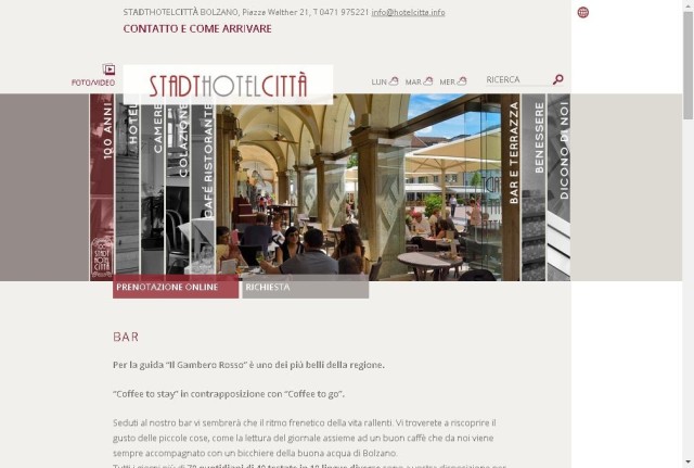 Stadt Hotel Citta Bar Terazza
