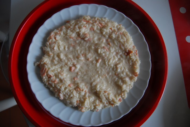 Risotto al salmone