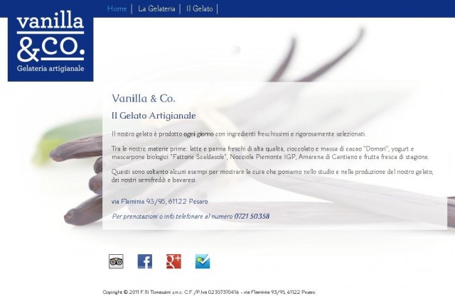 Vanilla &amp; CO, Gelateria Artigianale