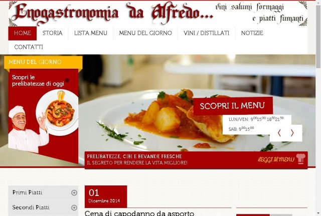 Enogastronomia da Alfredo