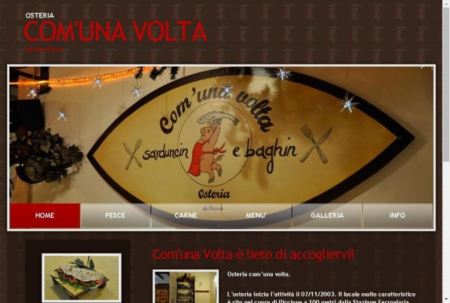 Osteria Com'una Volta Riccione