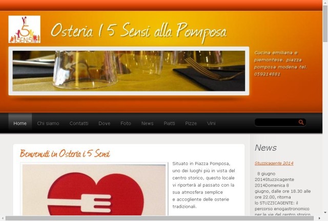 Osteria I 5 Sensi Alla Pomposa