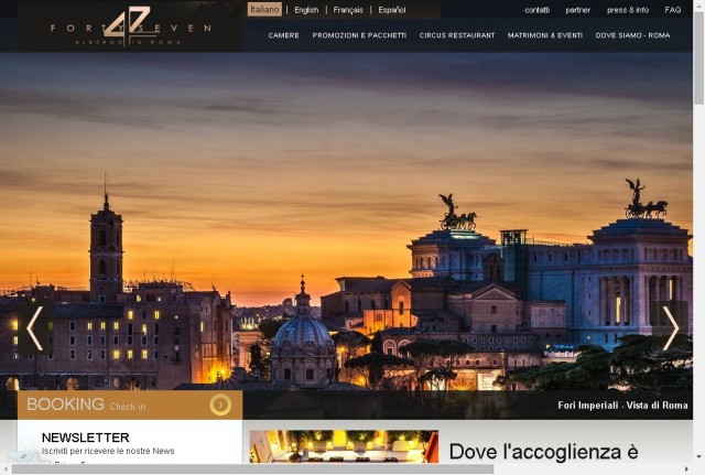 Ristorante Roof Garden Circus dell'Hotel Fortyseven