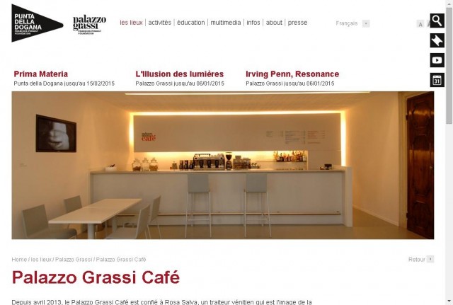 Palazzo Grassi cafe