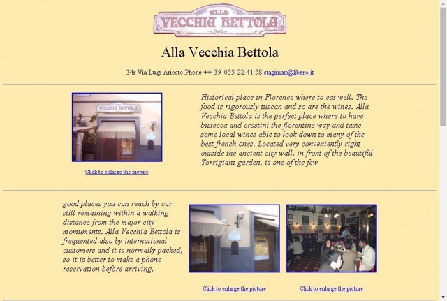 Alla Vecchia Bettola