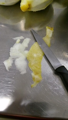 Bucce di limoni pulite