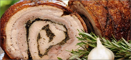 Osteria Dar Vignarolo, porchetta di Ariccia