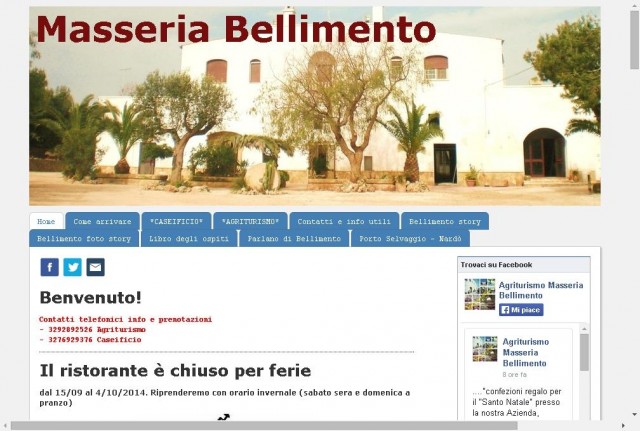 Ristorante Masseria Bellimento