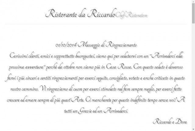 Ristorante da Riccardo Al Maddarello