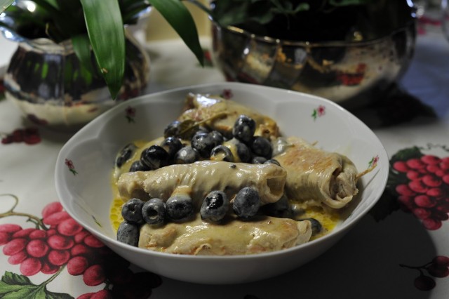 Involtini di tacchino alle olive