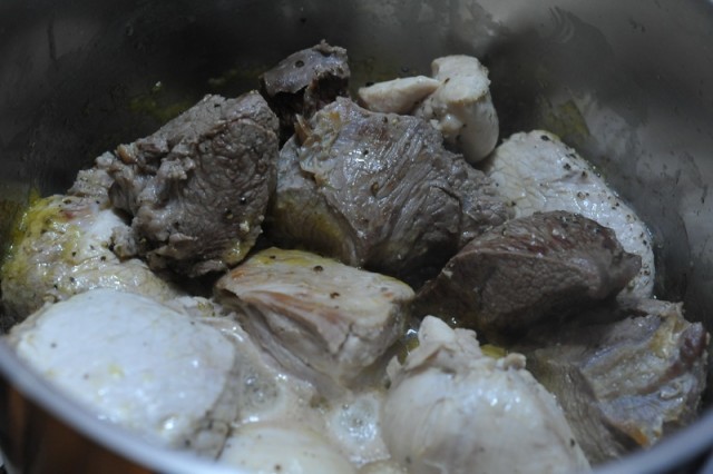 Arrosto a metà cottura