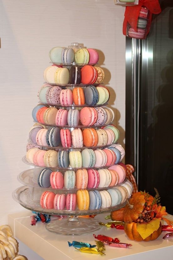 Cremì Candy Shop, piramide di macarons