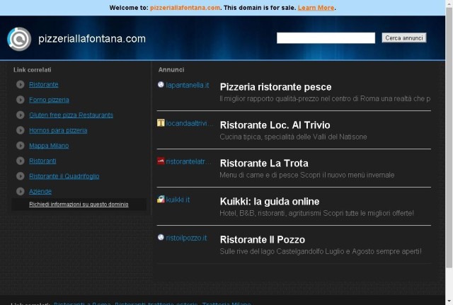 Pizzeria alla Fontana