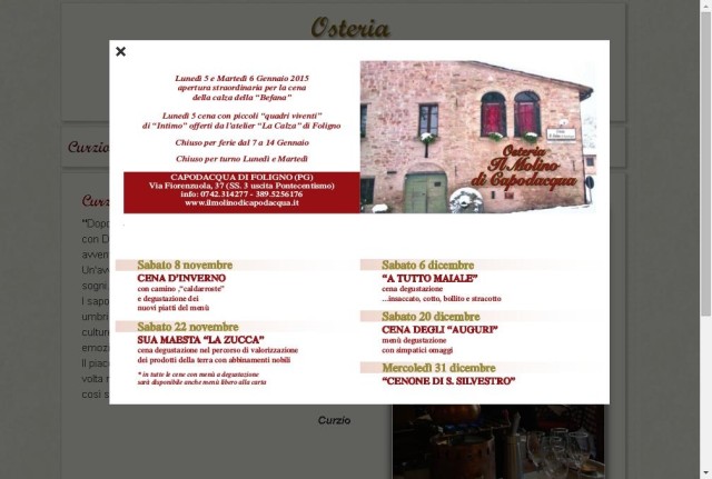 Osteria Il molino di Capodacqua
