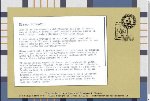 Trattoria di via Serra