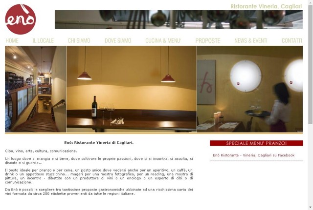 Eno, Ristorante Vineria