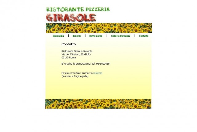 Ristorante-Pizzeria Il Girasole