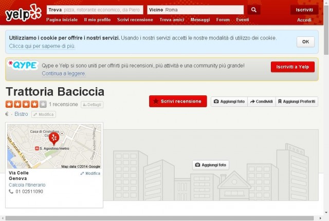 Trattoria Baciccia