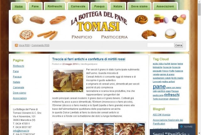 Panificio Pasticceria Tomasi - La Bottega del Pane