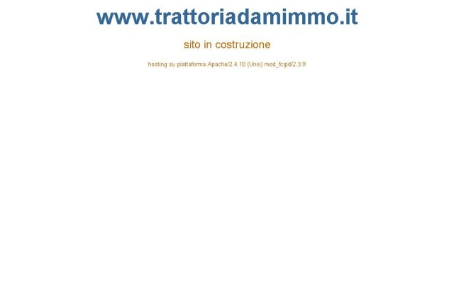 Trattoria Pizzeria Da Mimmo