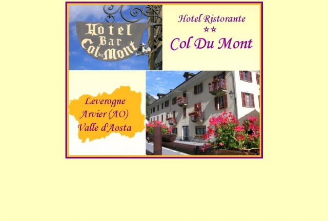 Hotel col du mont