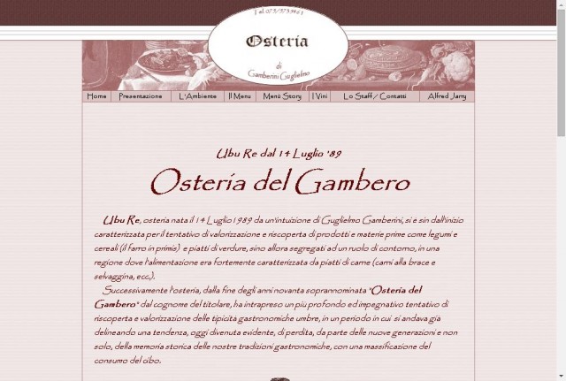 Osteria del Gambero