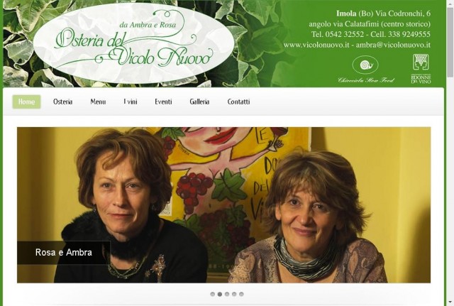 Osteria del Vicolo Nuovo da Ambra e Rosa