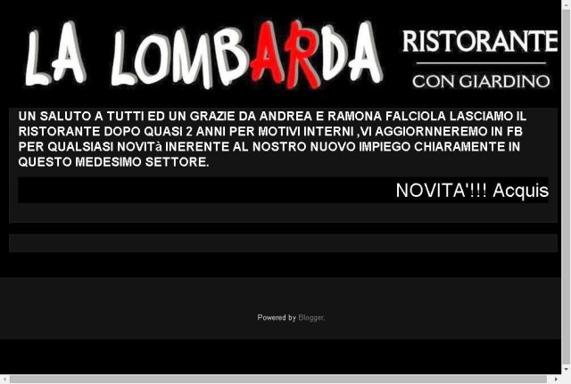 La Lombarda Ristorante