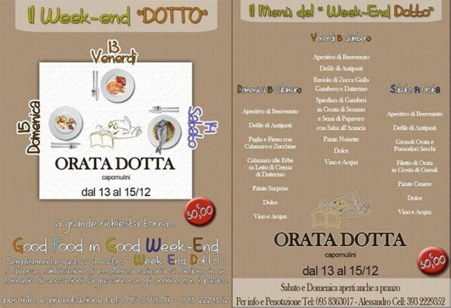 ORATA DOTTA Capomulini
