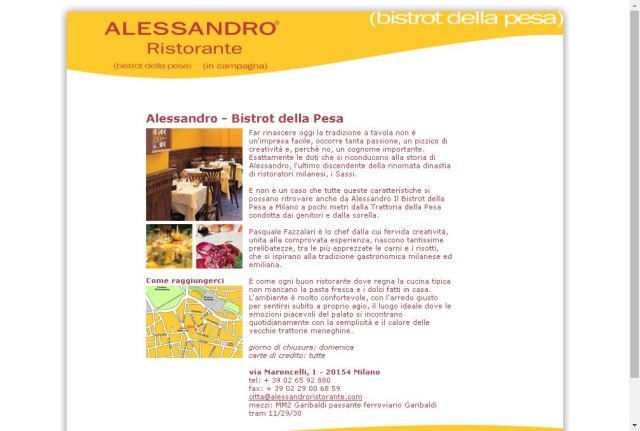 Alessandro Bistrot della Pesa
