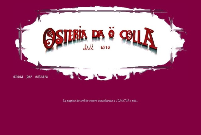 Osteria da o Colla